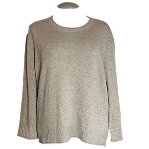 Jenni Kayne Cream Crew Neck Sweater